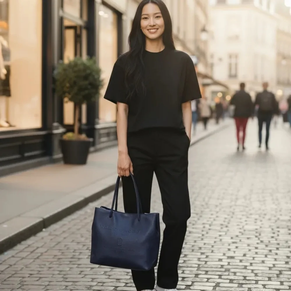 (Sold)Marc Jacobs Navy Blue Tote Bag - Picture 10 of 10